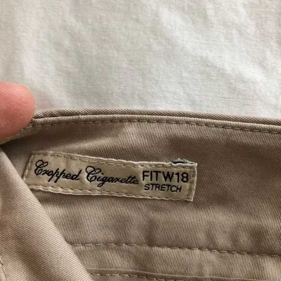 ❌ ❌ ❌ NWOT Max Mara Weekend Osella Cotton Blend Cigarette Trousers - Picture 5 of 10